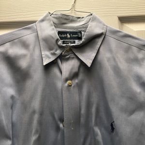 Ralph Lauren Blue Long Sleeve Dress Shirt